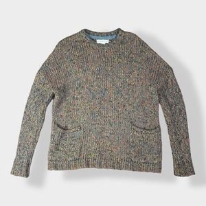 Anthropologie If it‎ Were me Wool Mohair blend Crewneck Sweater Size S